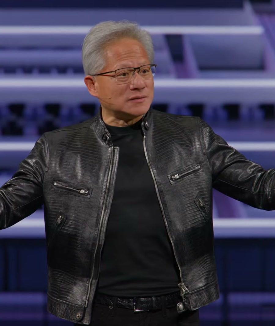 NVIDIA Full Replay 截圖裁切：黃仁勳演講特寫